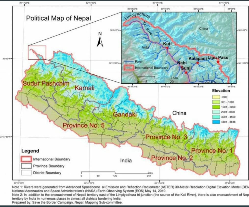 Official Map Of Nepal Nepal Government Approves To Publish New Political Map That Includes Kalapani, Limpiyadhura Area - South Asia Time Official Map Of Nepal Nepal Government Approves To Publish New Political Map That Includes Kalapani, Limpiyadhura Area - South Asia Time