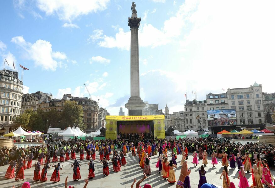 Diwali Festival Returns to Trafalgar Square: A Vibrant Celebration of Lights and Culture