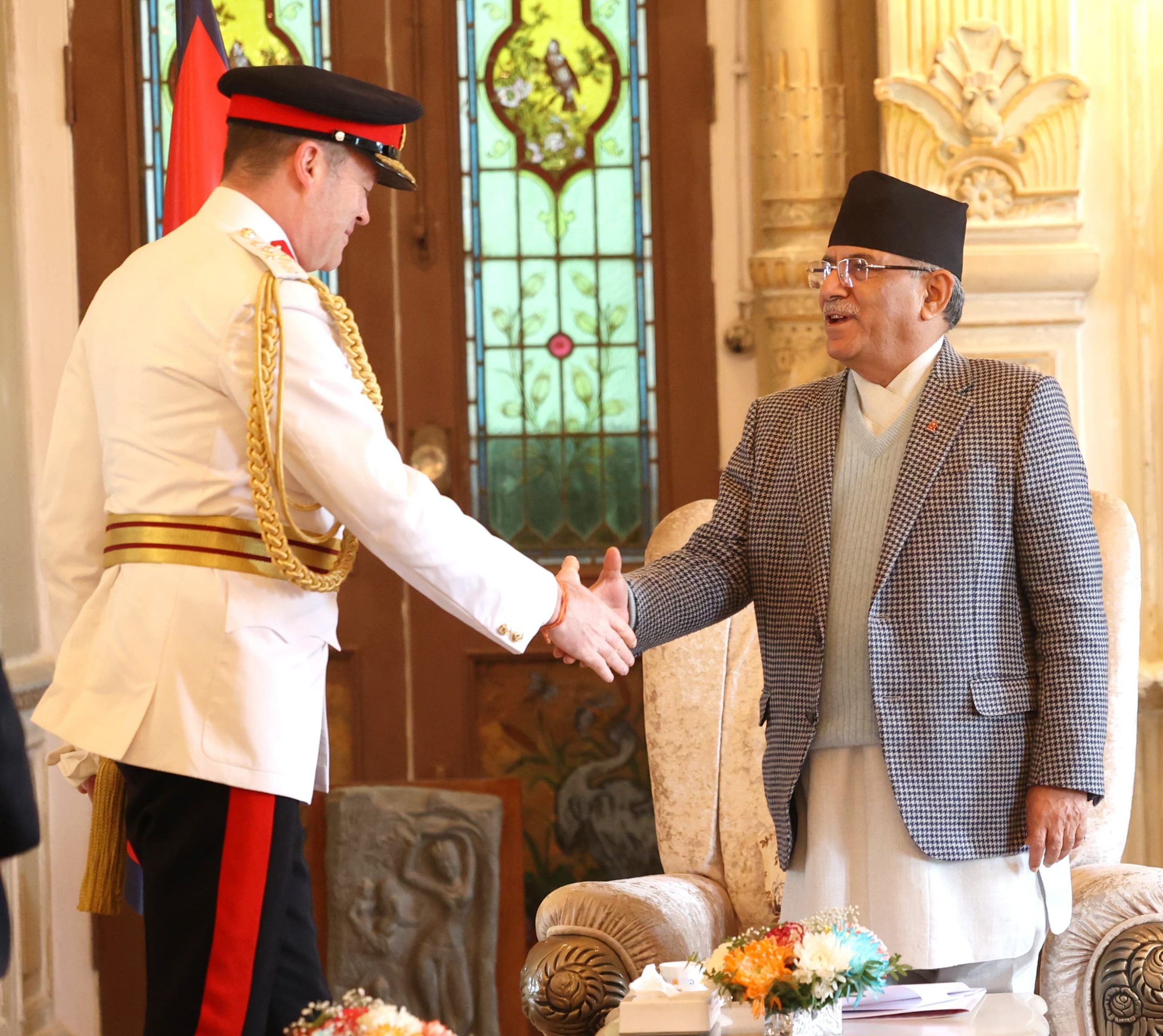 UK General Patrick Sanders Engages in Bilateral Talks During Nepal Visit